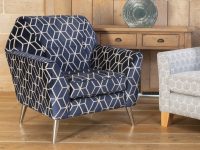 Radwinter fixed back accent chair