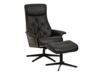 Nordic recliner and footstool