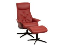 Nordic recliner and footstool